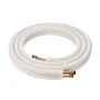 4876.8mm Mini Split Line Set, 9.5 & 15.9mm O.D Copper Pipes Tubing and Triple-Layer Insulation, for Air Conditioning or Heating 
