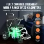 Intelligent Foldable Electric Wheelchair Motorized Power Chair 300 lbs/136 kg