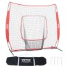 7x7 ft baseball softball praksis net, bærbart baseball træningsnet til at ramme batting catching pitching, backstop baseball