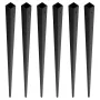 Staircase Metal Balusters, 44'' x 0.5'' Square Aluminum Alloy Decorative Banister Spindles, 11 Pack Deck Baluster with Screws, C
