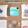 Heat Press 9 x 9 i bærbar let presse Sublimering Transfer DIY