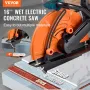 16 '' Elektrisk beton så våd/tør savskærer med vandpumpe og blad