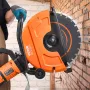 16"/40.6 cm Electric Concrete Saw Wet/Dry Saw Cutter with Water Pump and Blade