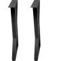 Z Shape Metal Table Legs Dining Table Legs 28"x18"/71.1 x 45.7 cm Desk Legs Set of 2