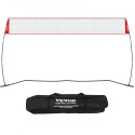Freestanding Volleyball Training Net for Indoor or Outdoor Use, Adjustable Height Portable Net System with Carrying Bag,