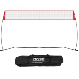 Freestanding Volleyball Training Net for Indoor or Outdoor Use, Adjustable Height Portable Net System with Carrying Bag,