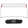 Freestanding Volleyball Training Net for Indoor or Outdoor Use, Adjustable Height Portable Net System with Carrying Bag,