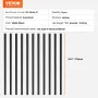 Trappe Metal Balusters 51 Pack 29.5''x1 '' Aluminiumspindler m/