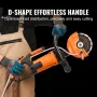 Electric Concrete Saw, 7 in Circular Saw Cutter, 2000 W High Power with Max. 2.5 in Cutting Depth, Wet/Dry Disk Saw Cutter Inclu