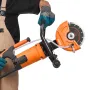 Electric Concrete Saw, 7 in Circular Saw Cutter, 2000 W High Power with Max. 2.5 in Cutting Depth, Wet/Dry Disk Saw Cutter Inclu