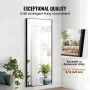 Full Length Mirror, 71" x 31", Extra Large Standing Hanging or Leaning Rectangle Floor Tempered Mirror with Stand Aluminum Alloy