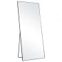 Full Length Mirror, 71" x 31", Extra Large Standing Hanging or Leaning Rectangle Floor Tempered Mirror with Stand Aluminum Alloy