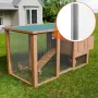 Hardware Cloth, 1/2 inch 48in x 100 ft 19 Gauge, Hot Dipped Galvanized Wire Mesh Roll, Chicken Wire Fencing, Wire Mesh for Rabbi