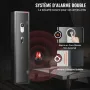 5 Rifles Gun Safe, Rifle Safe with Fingerprint Lock, Quick Access Gun Storage Cabinet for Shotguns with Removable Shelf, Pistol 