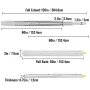 Heavy Duty Drawer Slides 152.4 cm Length, Locking Drawer Slides 226.8 kg Load Capacity Long Full Extension Drawer Slide 1 Pair S