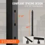 Cable Railing Post, 42" x 2" x 2" Steel 30° Angled Hole Stair Railing Post, 12 Pre-Drilled Holes, SUS304 Stainless Steel Cable R