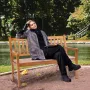 Udendørsbænk 50 tommer træ havebænk 800 lbs park terrasse