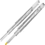 Heavy Duty Drawer Slides 152.4 cm Length, Locking Drawer Slides 226.8 kg Load Capacity Long Full Extension Drawer Slide 1 Pair S