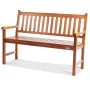 Outdoor Bench, 50 inches Wood Garden Bench for Outdoors, 800 lbs Load Capacity Bench, Outdoor Garden Park Bench with Backrest an