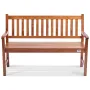 Outdoor Bench, 50 inches Wood Garden Bench for Outdoors, 800 lbs Load Capacity Bench, Outdoor Garden Park Bench with Backrest an