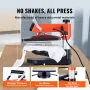 Heat Press Machine 12x15in 6in1 Sublimering Transfer T-Shirt