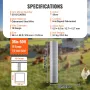 Hardware Cloth, 1/2 inch 36in x 50 ft 19 Gauge, Hot Dipped Galvanized Wire Mesh Roll, Chicken Wire Fencing, Wire Mesh for Rabbit