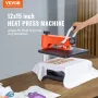 Heat Press Machine 12x15in 8in1 Sublimering Transfer T-Shirt