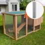 Hardware Cloth, 1/4 inch 36in x 100 ft 23 Gauge, Hot Dipped Galvanized Wire Mesh Roll, Chicken Wire Fencing, Wire Mesh for Rabbi
