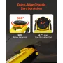 Floor Jack, 4 Ton Low Profile Floor Jack, Heavy-duty Steel Racing Floor Jack with Dual Pistons Quick Lift Pump, Floor Jack Lifti