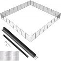 Pool Fence 4 x 96 FT Removable Pool Fences for Inground Pools Outdoor