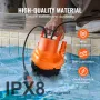 Nedsænkbar værktøjspumpe sump pumpe 320W 1585 gph 23 ft