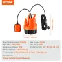 Nedsænkbar værktøjspumpe sump pumpe 320W 1585 gph 23 ft
