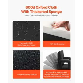 Dobbelt opvarmet rygstøtte Stadium sæde bærbar liggende blegerstol