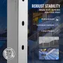Cable Railing Post, 42" x 2" x 2" Steel 30° Angled Hole Stair Railing Post, 12 Pre-Drilled Holes, SUS304 Stainless Steel Cable R