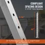 Kabelrækværk Post 42x2x2in 30 ° Anglet hulstrappelagt Post