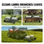 Tow Behind Dethatcher, 48-inch Tow Dethatcher with 24 Spring Steel Tines, Lawn Dethatcher Rake for ATV or Mower, Tow Behind Lawn
