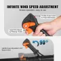Backpack Leaf Blower, 52CC 2-Cycle Gas Leaf Blower with 1.37L Fuel Tank, 480CFM Air Volume 175MPH Speed, Ideal for Lawn Care, Le