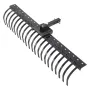 Tow Behind Landscape Rake, 60" Tow Dethatcher with 21 Steel Coil Tines, Lawn Dethatcher Rake Attaches to 48" or 60" Toolbars and