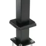 Cable Railing Post 36x2x2in/91.4x5.1x5.1 cm Steel Railing Post Without Holes 1-Pack Black