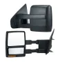 Towing Mirrors, Left & Right Pair Set for 2004-2014 Ford F150, Power Heated with Signal Light & Puddle Light, Plane & Convex Gla