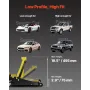 Floor Jack, 3 Ton Low Profile Floor Jack, Heavy-duty Steel Racing Floor Jack with Dual Pistons Quick Lift Pump, Floor Jack Lifti