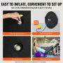 Half Exercise Ball Trainer, 23 inch Balance Ball Trainer, 660lbs Stability Ball, Yoga Ball with Resistance Bands & Foot Pump, St