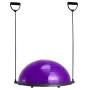 Half Exercise Ball Trainer, 23 inch Balance Ball Trainer, 660lbs Stability Ball, Yoga Ball with Resistance Bands & Foot Pump, St