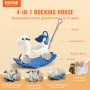 4 I 1 Rocking Horse for Toddlers 1-3 år Ride på legetøj med