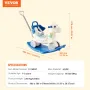 4 in 1 Rocking Horse for Toddlers 1-3 Years, Baby Rocking Horse with Detachable Balance Board, Push Handle and 4 Smooth Wheels, 
