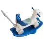4 in 1 Rocking Horse for Toddlers 1-3 Years, Baby Rocking Horse with Detachable Balance Board, Push Handle and 4 Smooth Wheels, 