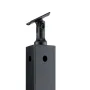 Cable Railing Post, 42" x 1" x 2" Steel L-Shaped Hole Corner Railing Post, 12 Pre-Drilled Holes, SUS304 Stainless Steel Cable Ra
