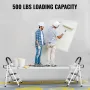 Aluminum Work Plank Telescoping 9-15 ft/2.7-4.6 m 500 lb/226.8 kg Capacity Scaffold Plank
