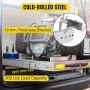 Heavy Duty Drawer Slides 34" Length, Locking Drawer Slides 500lbs Load Capacity Long Full Extension Drawer Slide 1 Pair Side Mou
