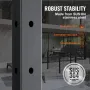 Cable Railing Post, 36" x 1" x 2" Steel L-Shaped Hole Corner Railing Post, 10 Pre-Drilled Holes, SUS304 Stainless Steel Cable Ra